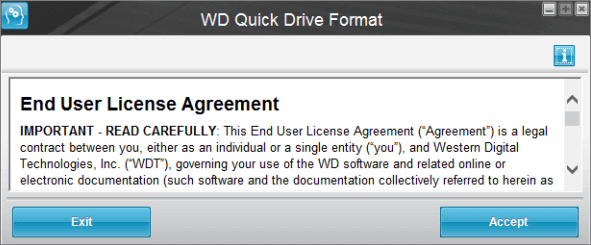 format wd easystore for windows xp