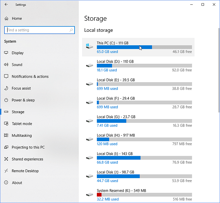 2022 Update] How Free Up Space on SSD in 10/8/7 EaseUS
