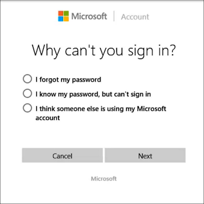 por que você não consegue fazer login