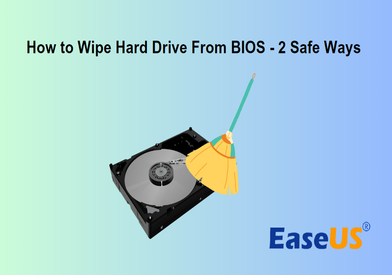 Erase or Wipe Hard Drive from BIOS 4 Safe Ways🔥