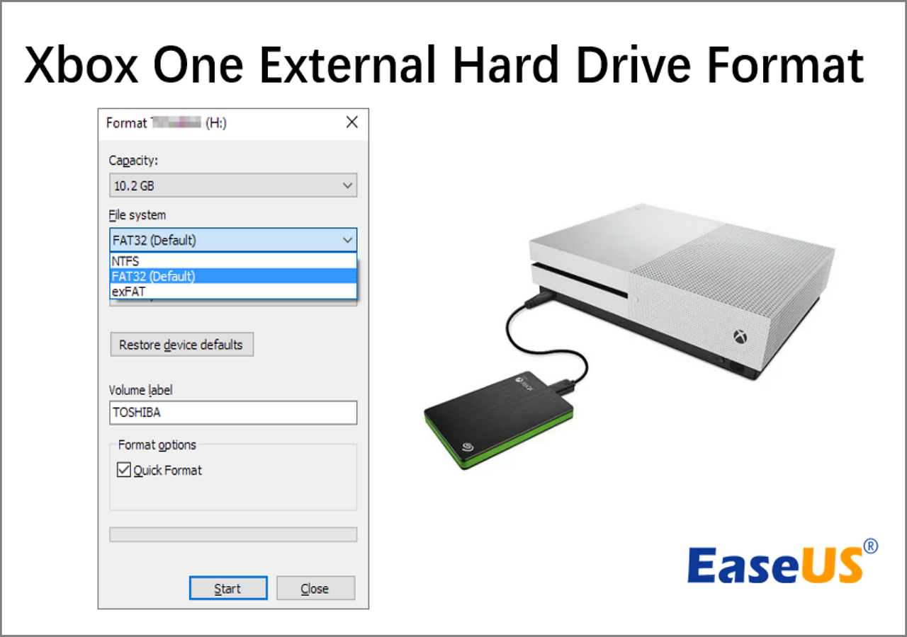 What Is the Xbox One Hard Drive Format?[2023 Full Guide]- EaseUS