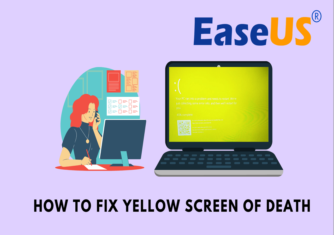 How to Fix Yellow Screen of Death [Top 6 Methods]