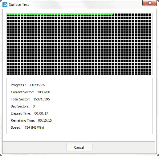 fix/repair bad sector in hard drive