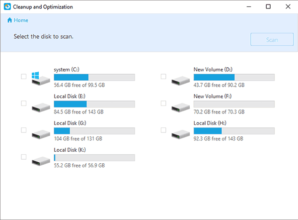 analyser les disques pour trouver de gros fichiers