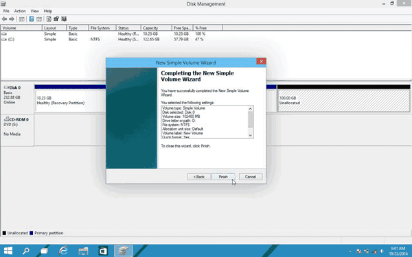 Partition Windows 10 3