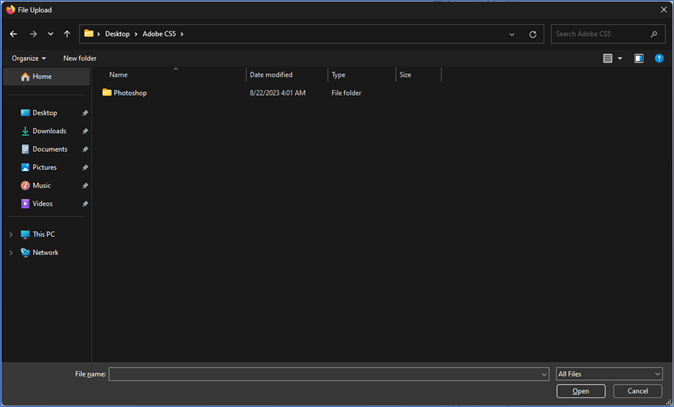 blader door pc en ga naar SD-kaart om bestanden te uploaden