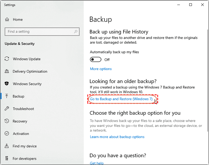 Windows 11 Backup Options Are Missing? Here Is How to Fix It - EaseUS