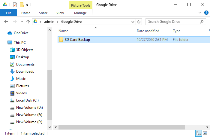 how to download google drive files to sd card