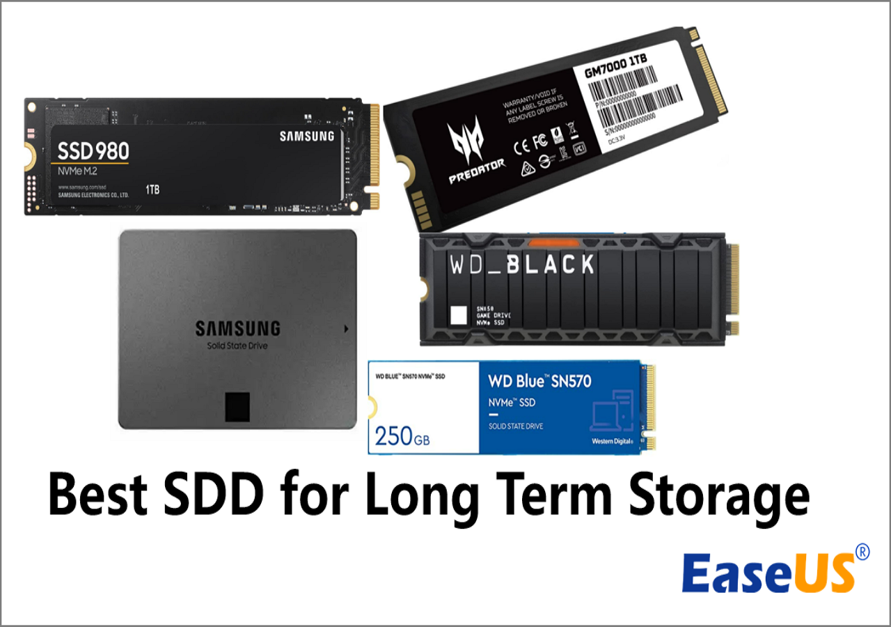 Are SSDs good for long term backup?