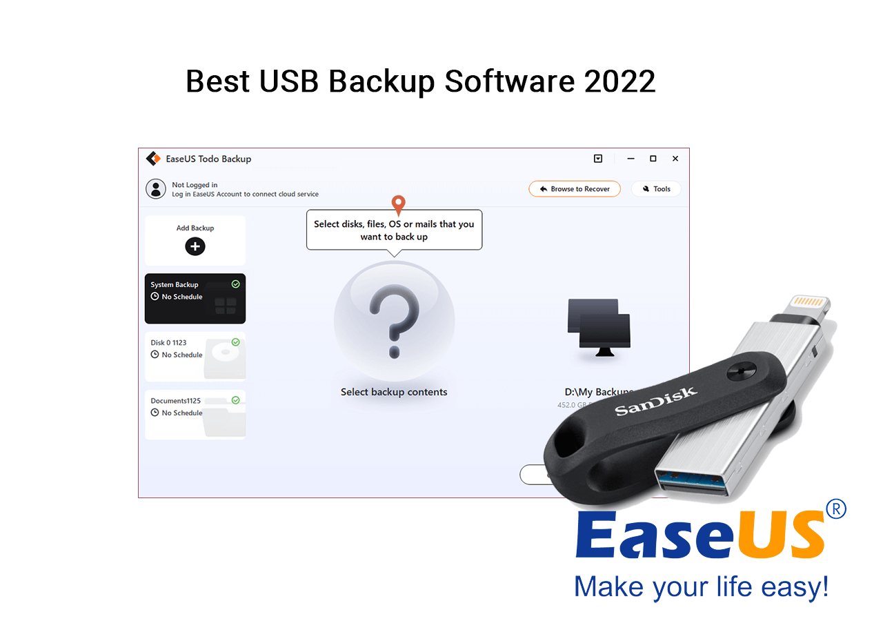 5 Best USB Backup Software Free Review [Benefits & Drawbacks] - EaseUS