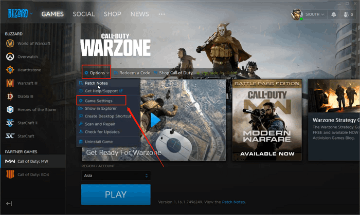 Call of Duty: Warzone File Location - EaseUS