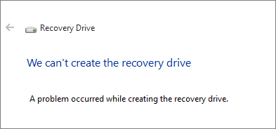 creating a recovery drive mac