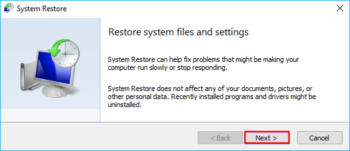按一下“下一步”