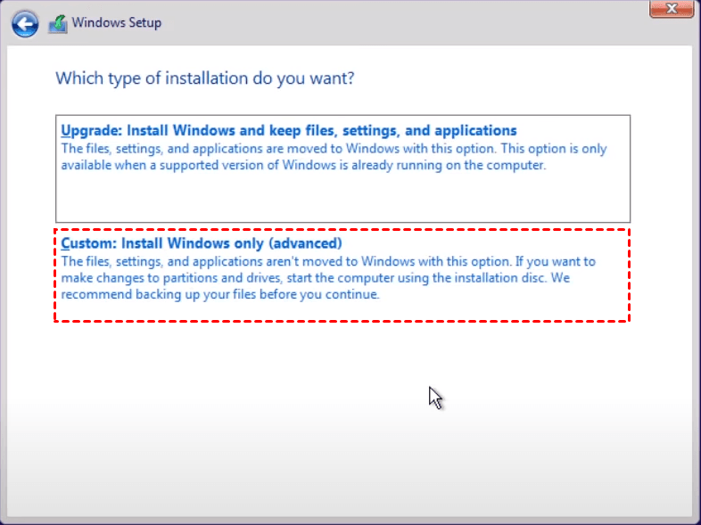 Instale o Windows 10 no segundo disco rígido