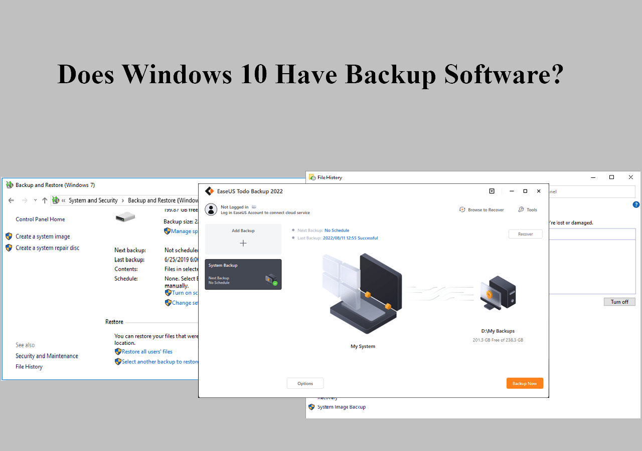 Does Windows 10 have a Backup and Restore program?