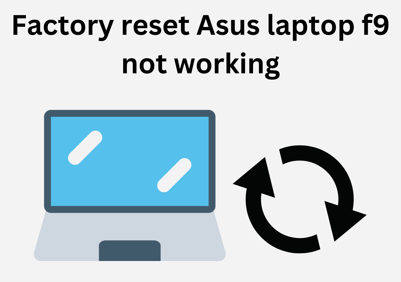 Как сделать резервное копирование данных перед сбросом до заводских настроек ASUS Laptop F9?