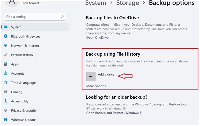 how to back up files windows 11