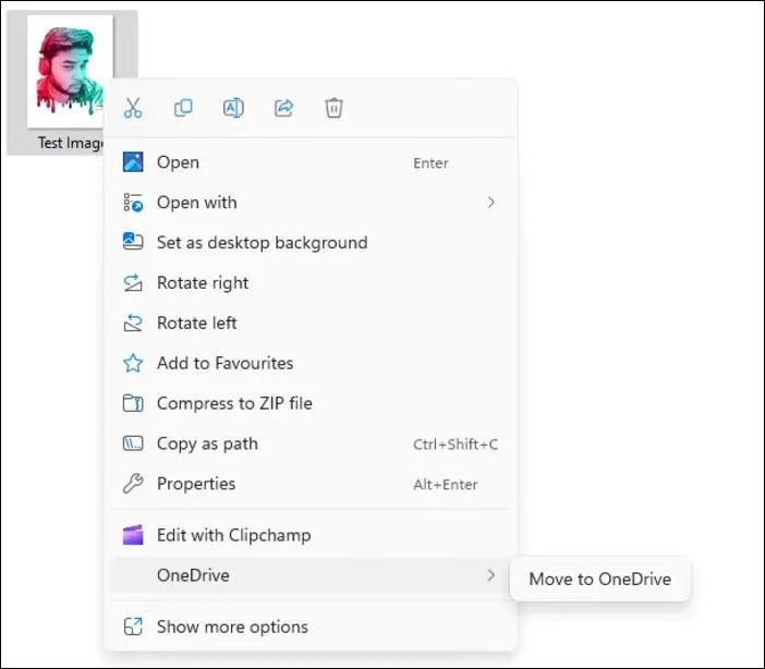 przenieś się na onedrive