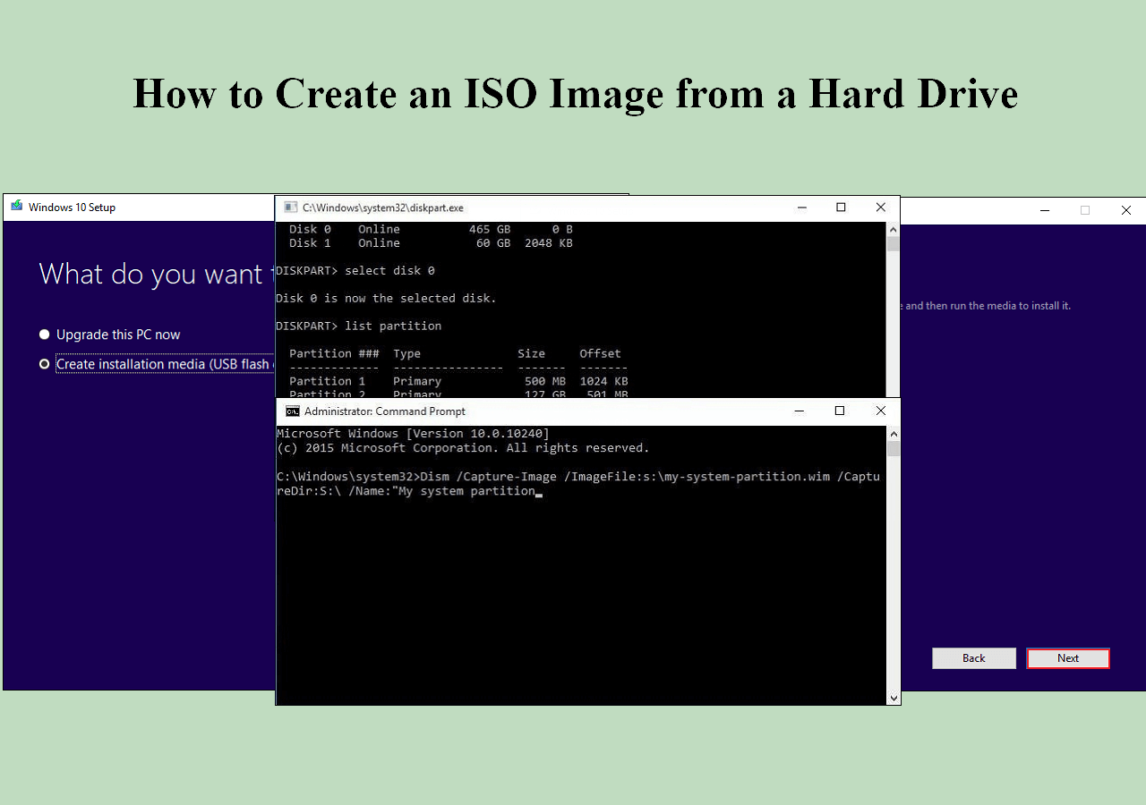 Kvittering and mørk How to Create ISO from Hard Drive with HDD to ISO [Tutorial] - EaseUS