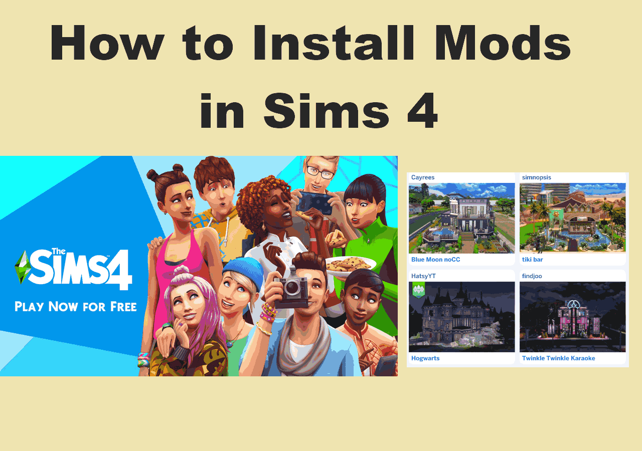 Detailed Guides: How to Install Mods in Sims 4 - EaseUS