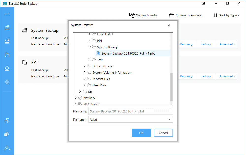 EaseUS Todo Backup Workstation ayuda a transferir y migrar Windows 10