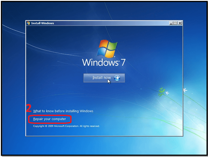 repair windows 7 tool