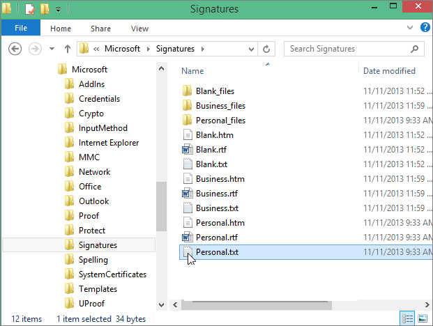 Outlook-Signaturen wiederherstellen
