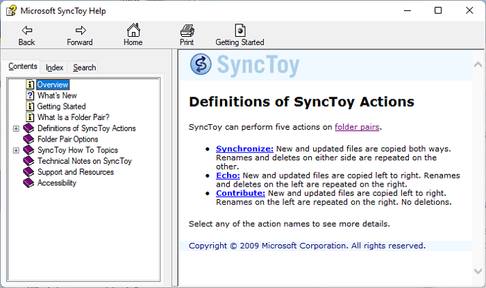 Synctoy