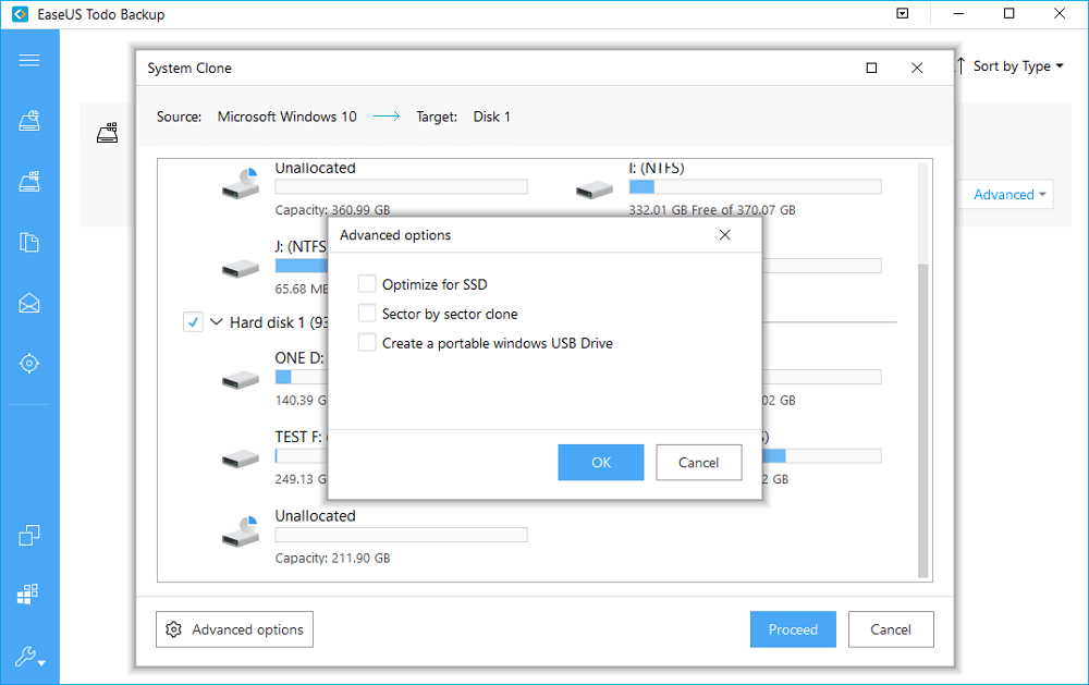 easeus clone hdd to smaller ssd