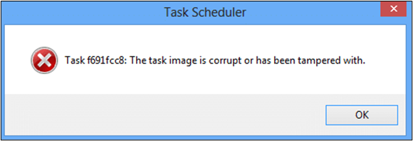 image corruption task scheduler