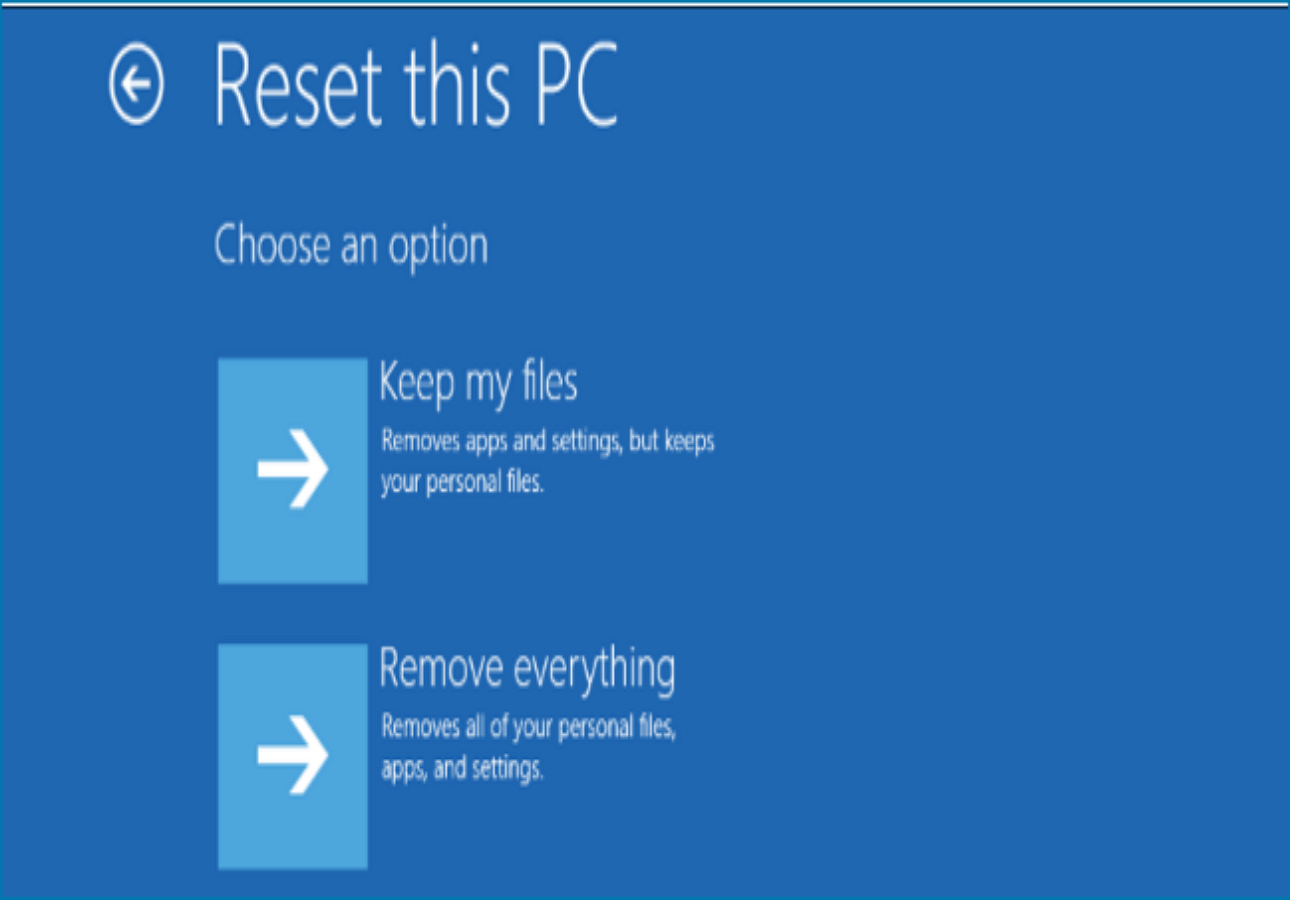 What will I lose if I Reset my PC?