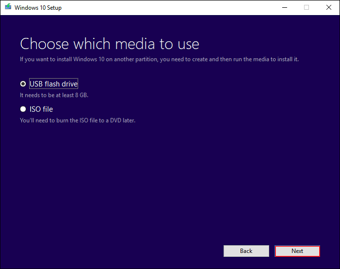 Creazione del file di immagine ISO di Windows-3