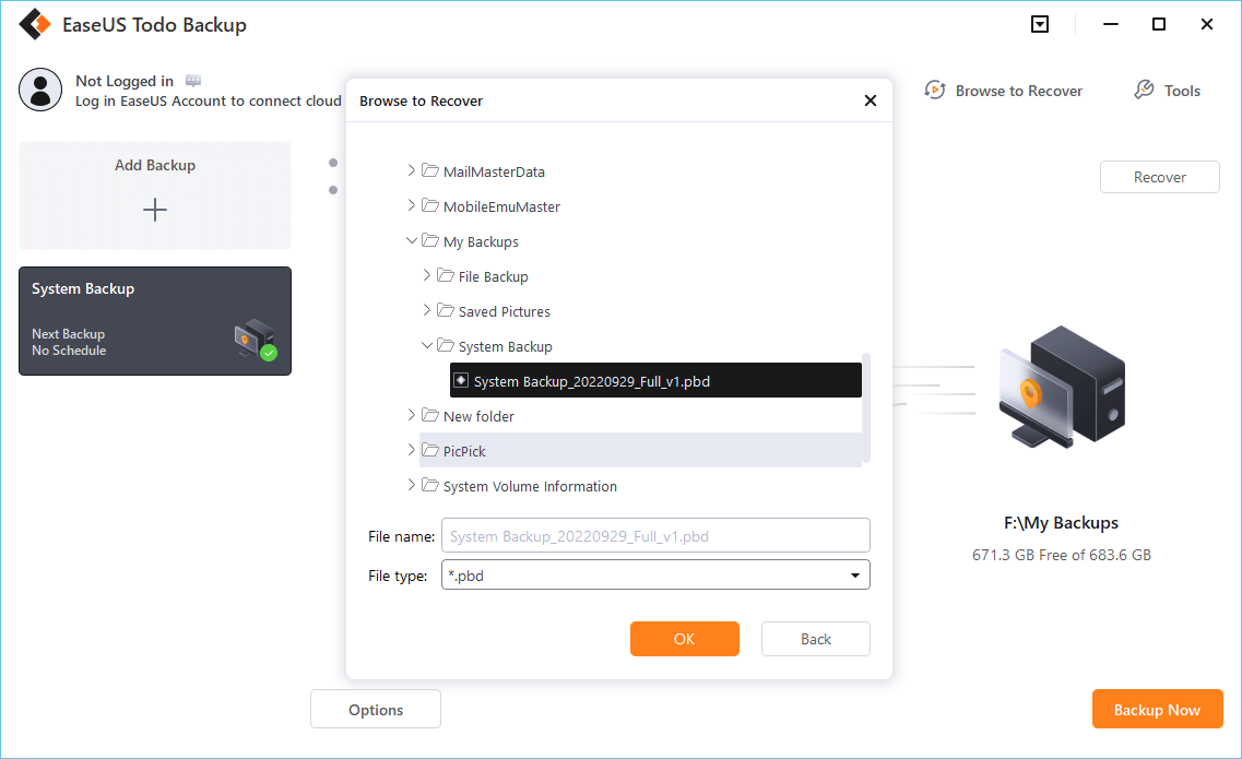 استرداد النظام Step2