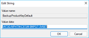 Periksa Kunci Produk di data Nilai