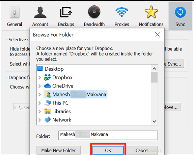 escolha um local de destino