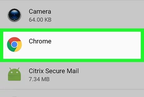 Chrom-Andriod-Gerät