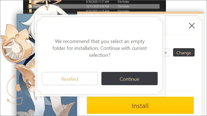 Fahren Sie fort und installieren Sie Genshin