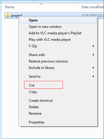 Ausschneiden und Einfügen