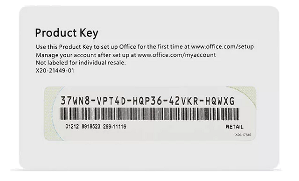 microsoft 365 activation key