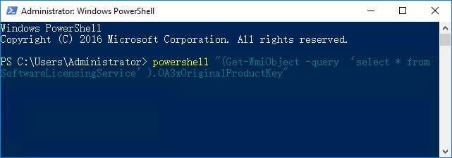 Localizar a chave do produto Windows Server no PowerShell