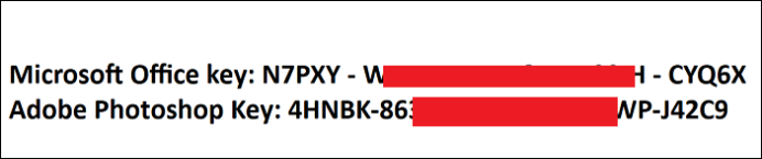 abrindo arquivos de texto para copiar a chave do produto