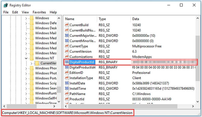 find office 2013 product key registry