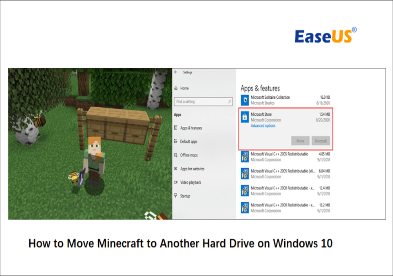 How to Move Minecraft to Another Hard Drive on Windows 10