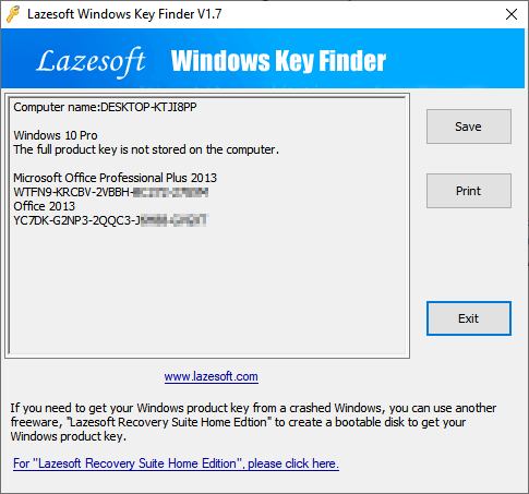 key finder software free download
