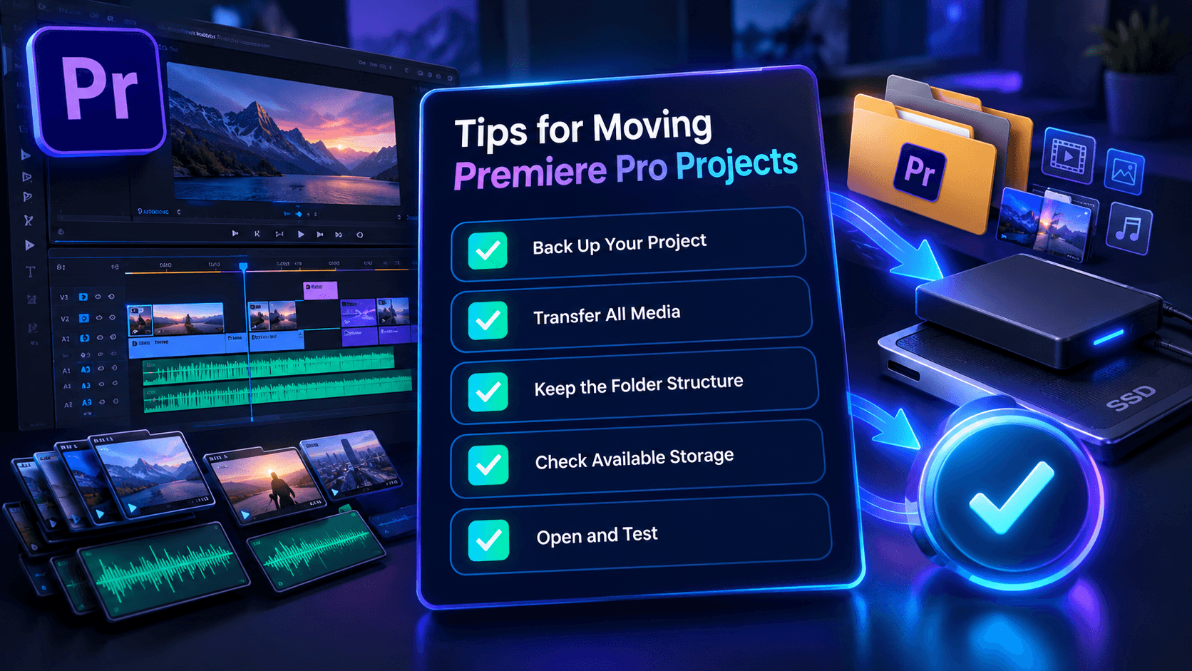 move premiere pro project to another computer tips