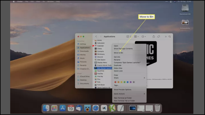 mover para a lixeira-mac