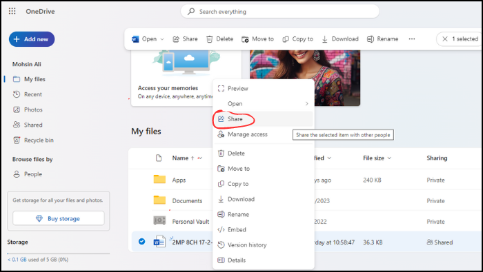 onedrive-seleccionar-compartir