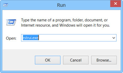 Öffnen Sie die Systemwiederherstellung in der Ausführen-Box, um den kritischen Windows 10-Startmenü-Fehler zu beheben