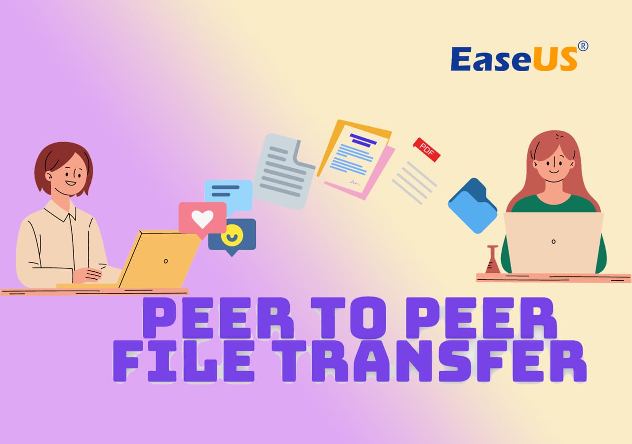 Cubierta de transferencia de archivos Peer to Peer