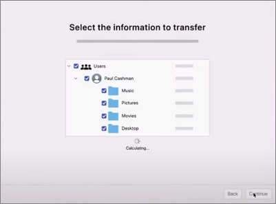 Select the Data and Click Continue